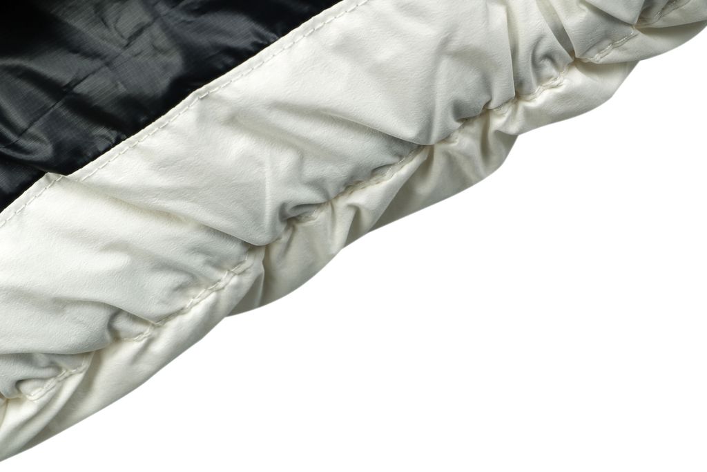 Moncler Anglin white women’s stand collar down ski jacket MX-046 90 white duck down ripstop nylon thumbhole cuffs zip pockets adjustable hem sizes 0 1 2 3