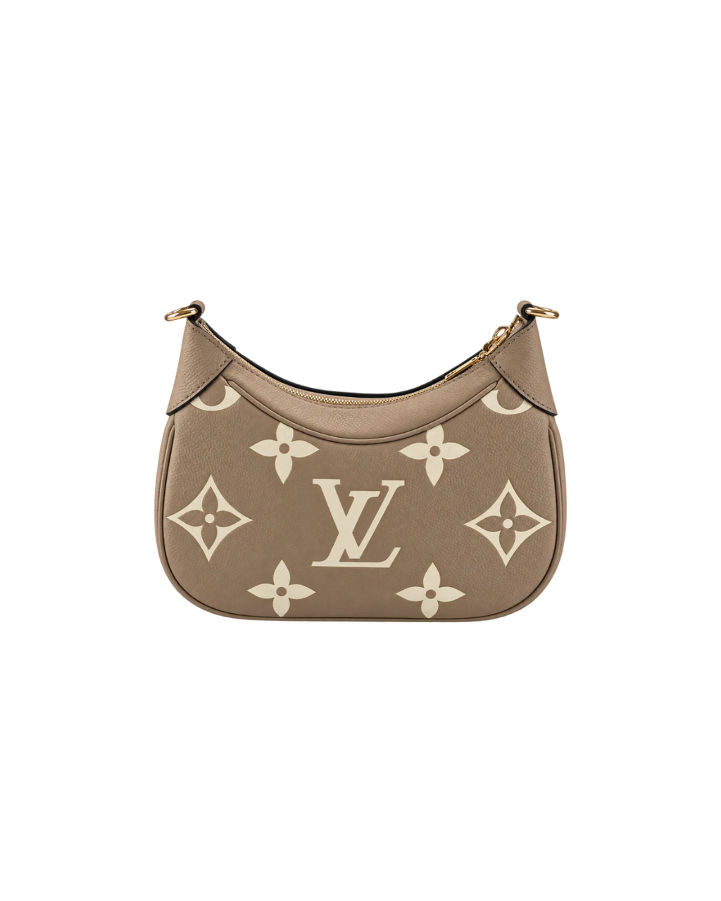 Louis Vuitton Bagatelle Monogram Empreinte shoulder bag soft grained embossed leather large Monogram pattern removable handle adjustable shoulder strap 24x18x7cm