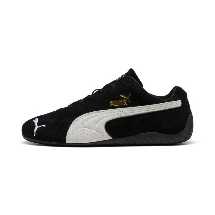 PUMA Speedcat OG 398846-01 Black White unisex motorsport sneakers side view