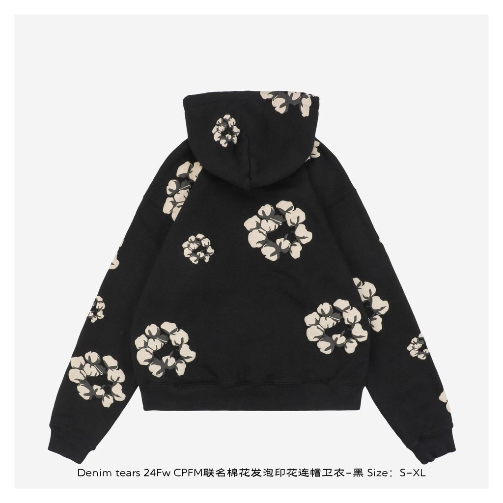 Denim Tears x CPFM 24FW Cotton Puff Print Hoodie | 500g