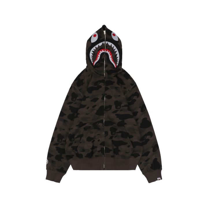 BAPE 24FW graffiti camo sweatshirt grey custom dyed soft fabric retro inspired unisex streetwear pullover M-XXL