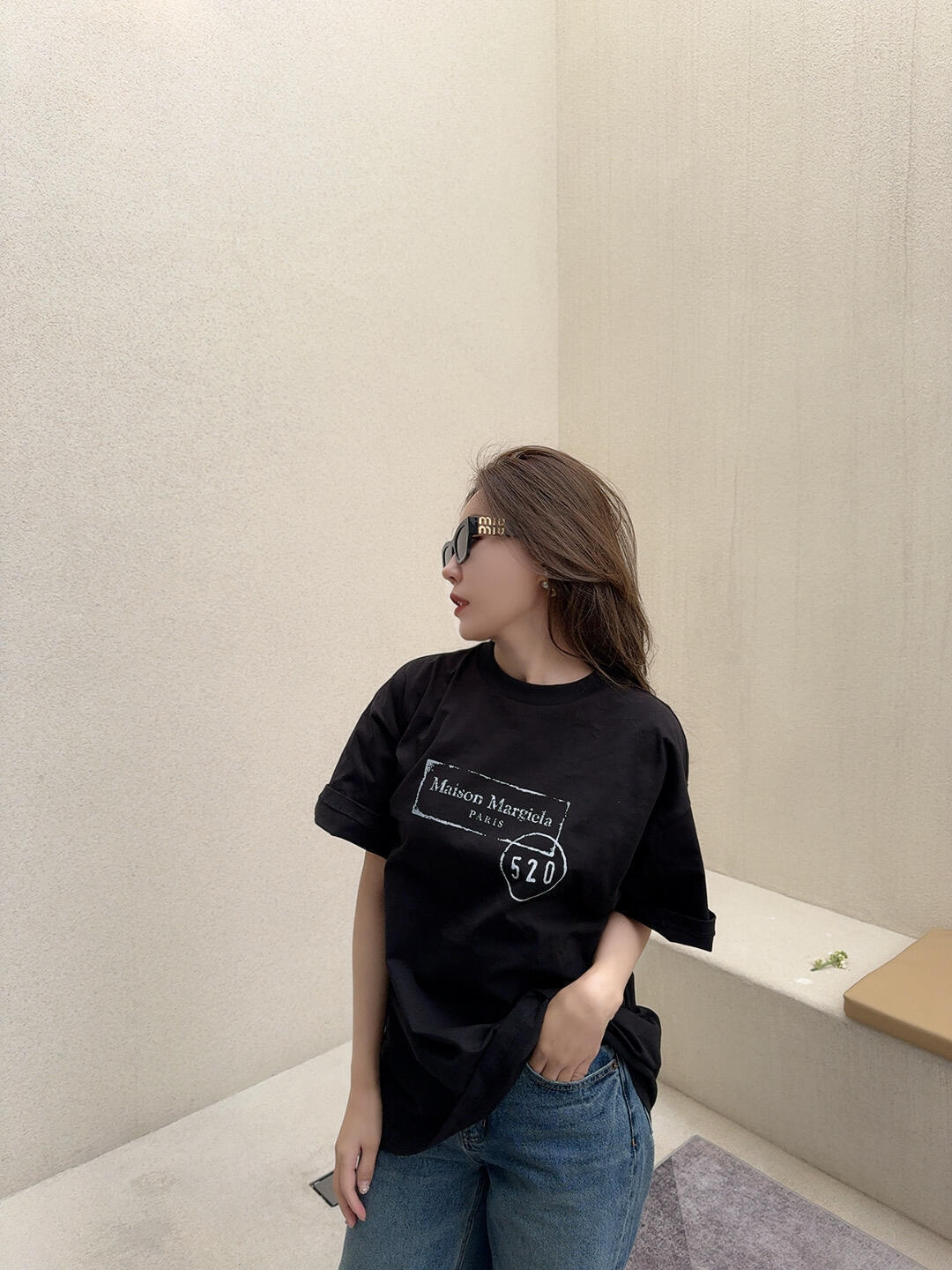 Maison Margiela 25SS “520 Numbers” Graphic T-Shirt | Distressed
