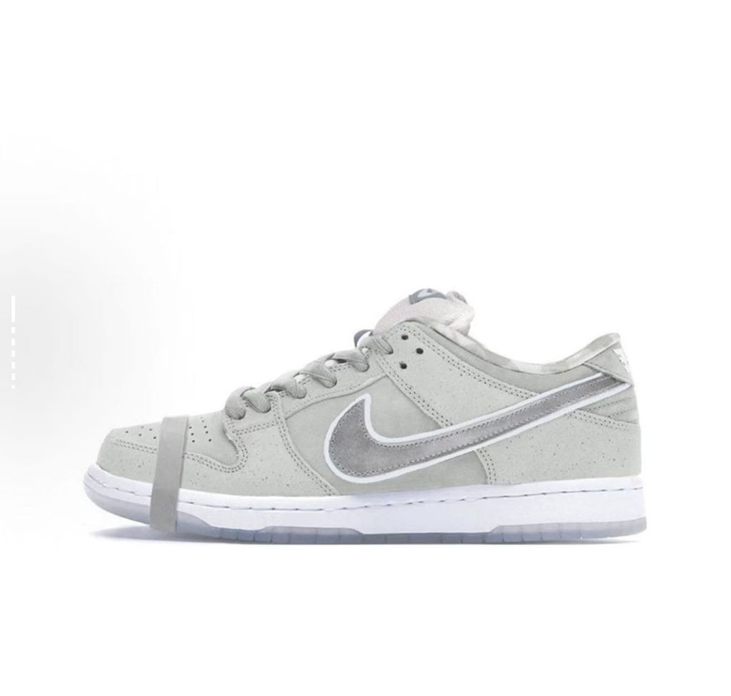 Nike SB Dunk Low White Lobster sneakers side view