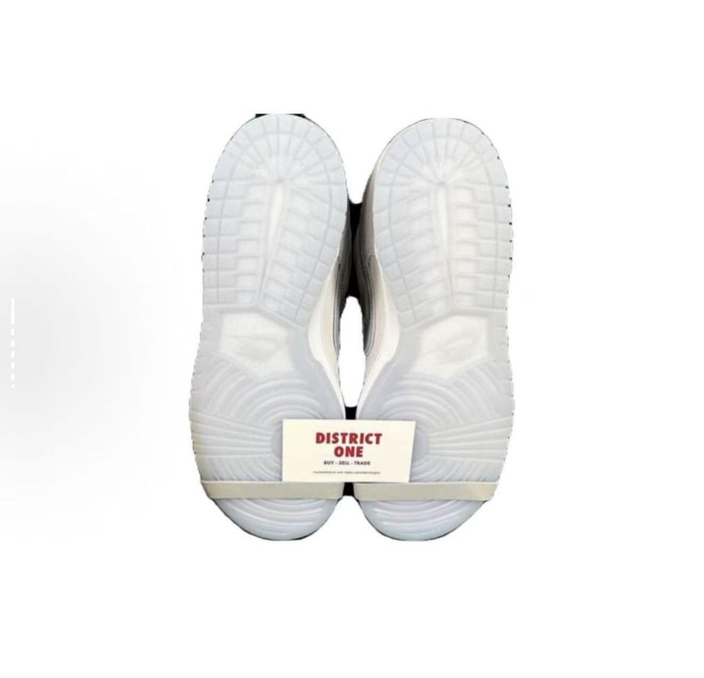 Nike SB Dunk Low White Lobster outsole view showing traction and sole pattern