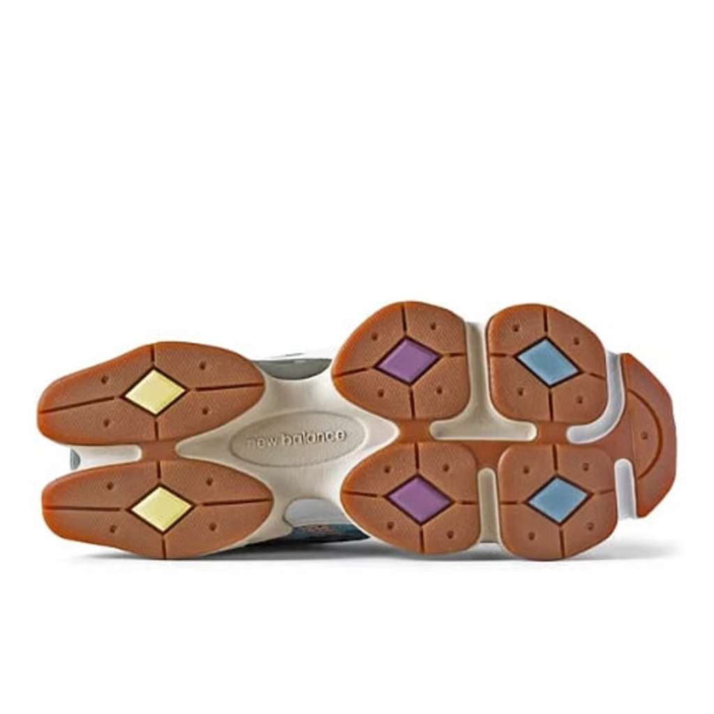 New Balance 9060 outsole view showing traction pattern