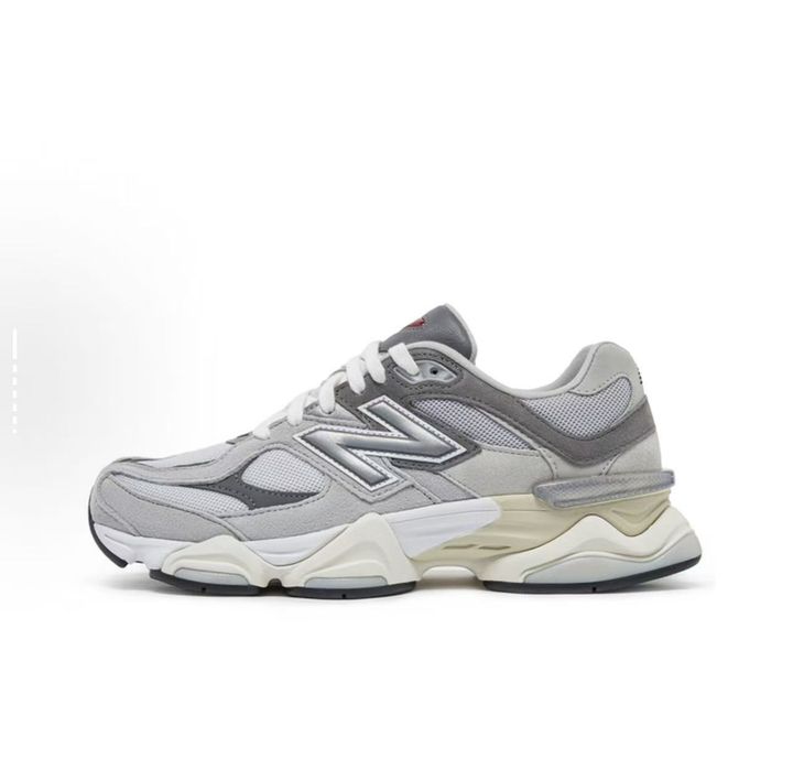New Balance 9060 Rain Cloud grey chunky sole sneakers