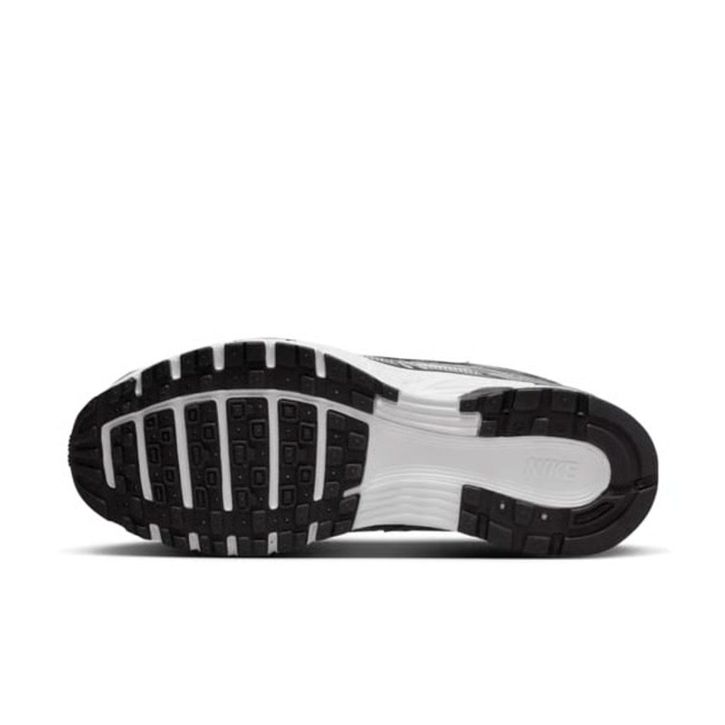 Durable rubber outsole of Nike P-6000 CN0149-001 featuring waffle traction pattern for grip