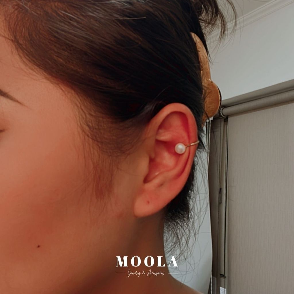 天然珍珠耳骨夾3