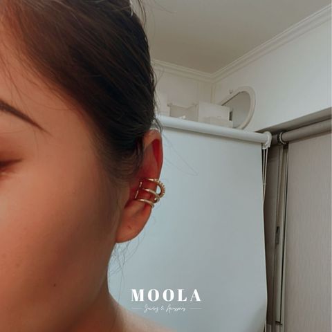 個性線條耳骨夾2