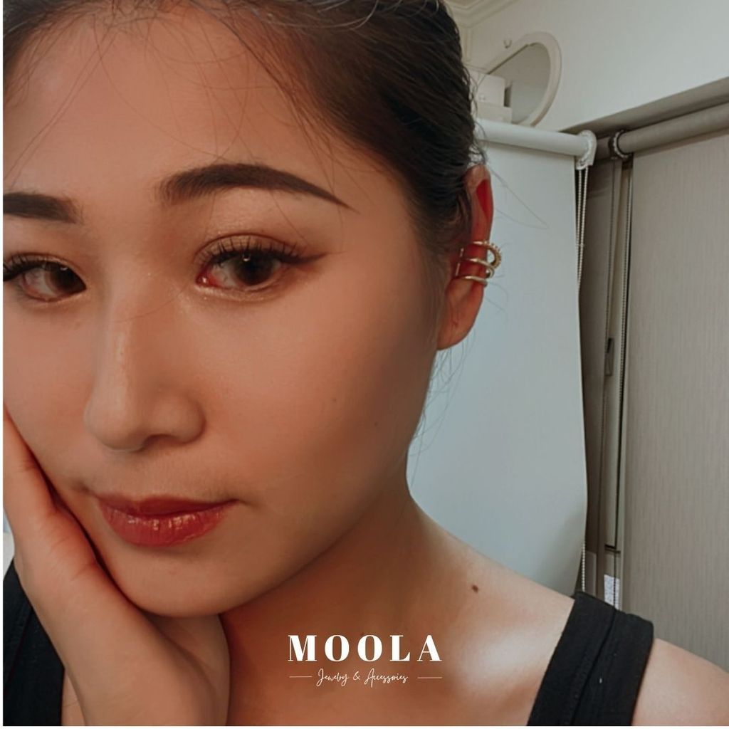 個性線條耳骨夾3