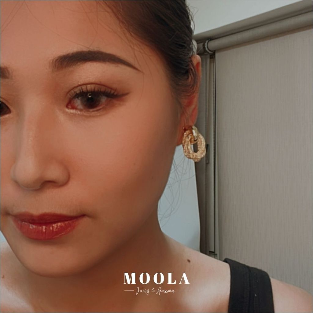 氣質扭結圈耳夾3