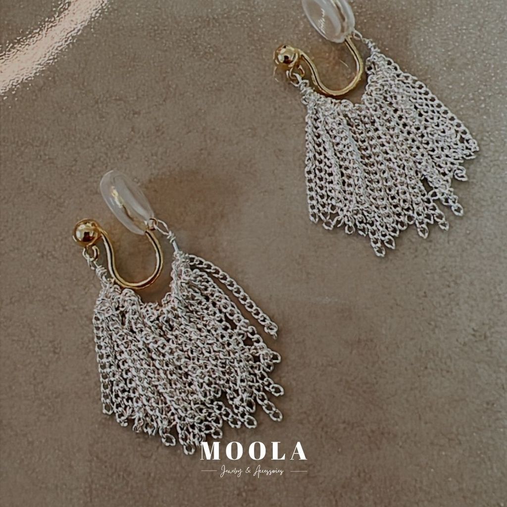 熱銷氣質流蘇耳夾1