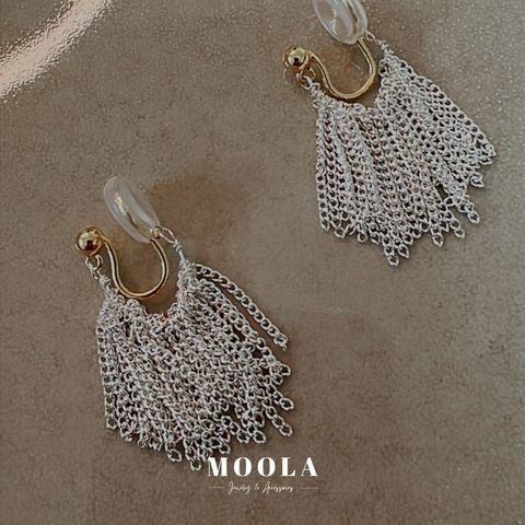 熱銷氣質流蘇耳夾1