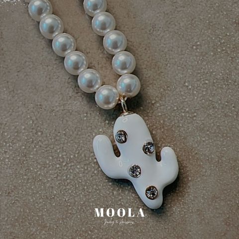 珍珠仙人掌項鍊2