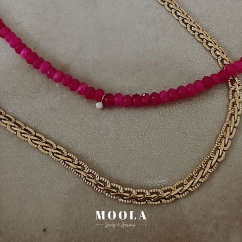 編織與火龍果項鍊2