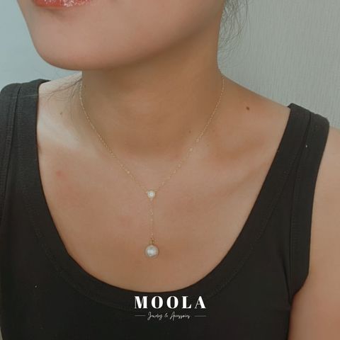 Y自珍珠鋯石項鍊2