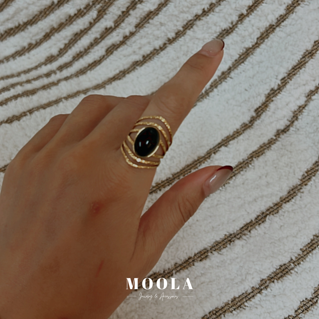 法國！黑瑪瑙戒指3