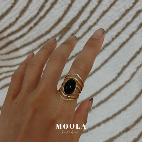 法國！黑瑪瑙戒指2