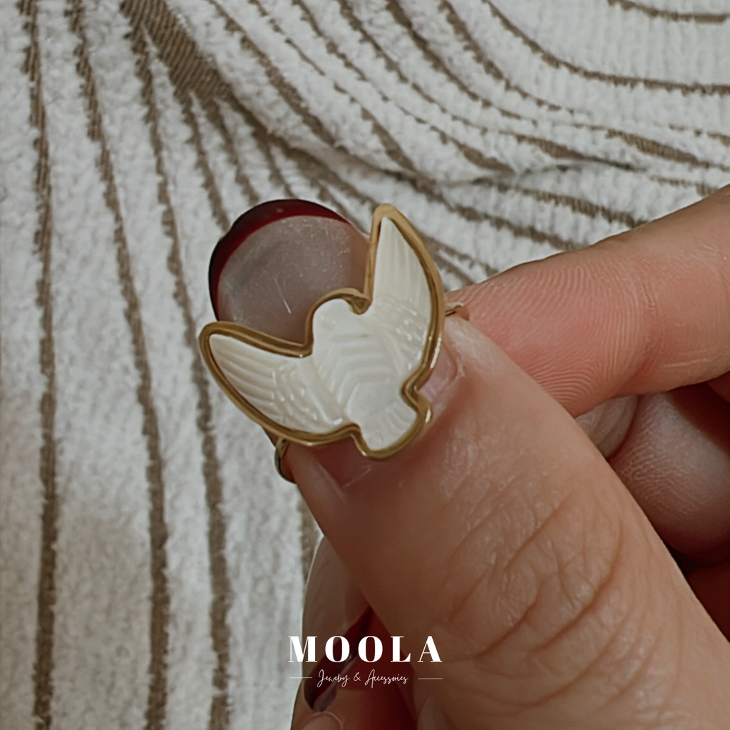 法國！貝殼老鷹戒指2