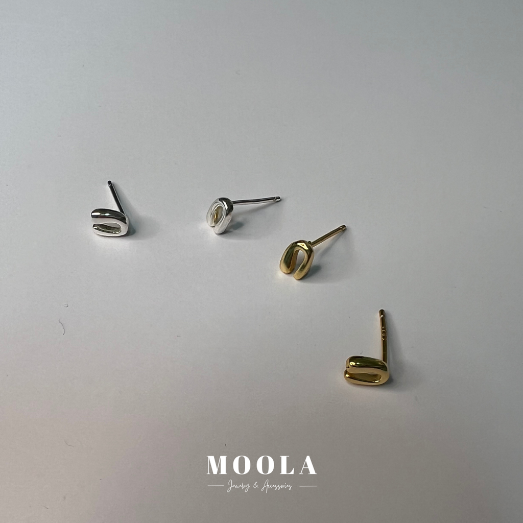 s925迷你馬蹄耳環1