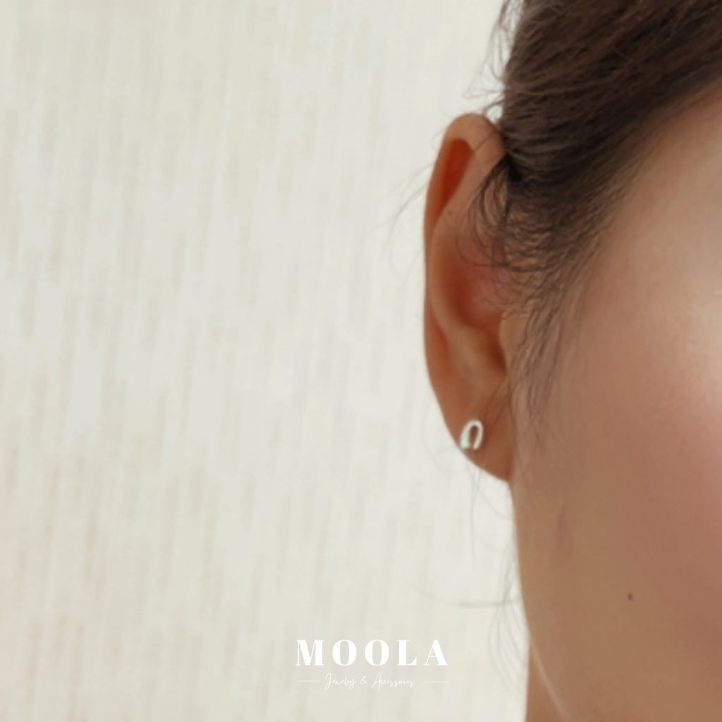 s925迷你馬蹄耳環5