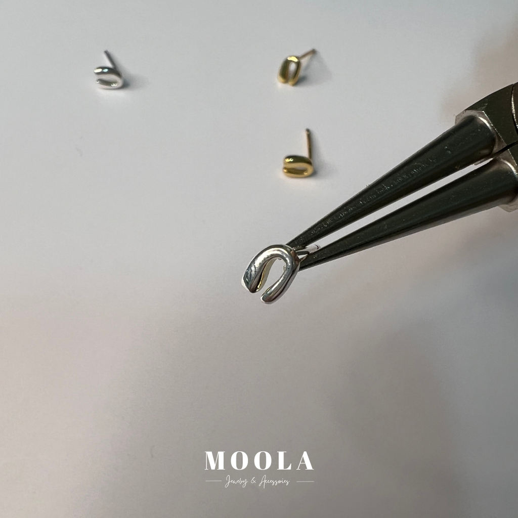 s925迷你馬蹄耳環3