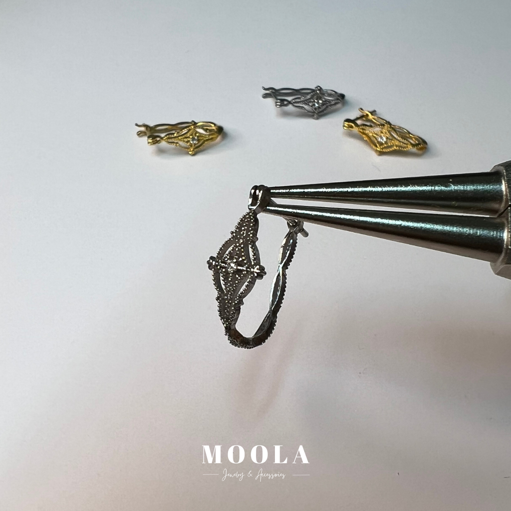 s925雷絲簍空耳環3