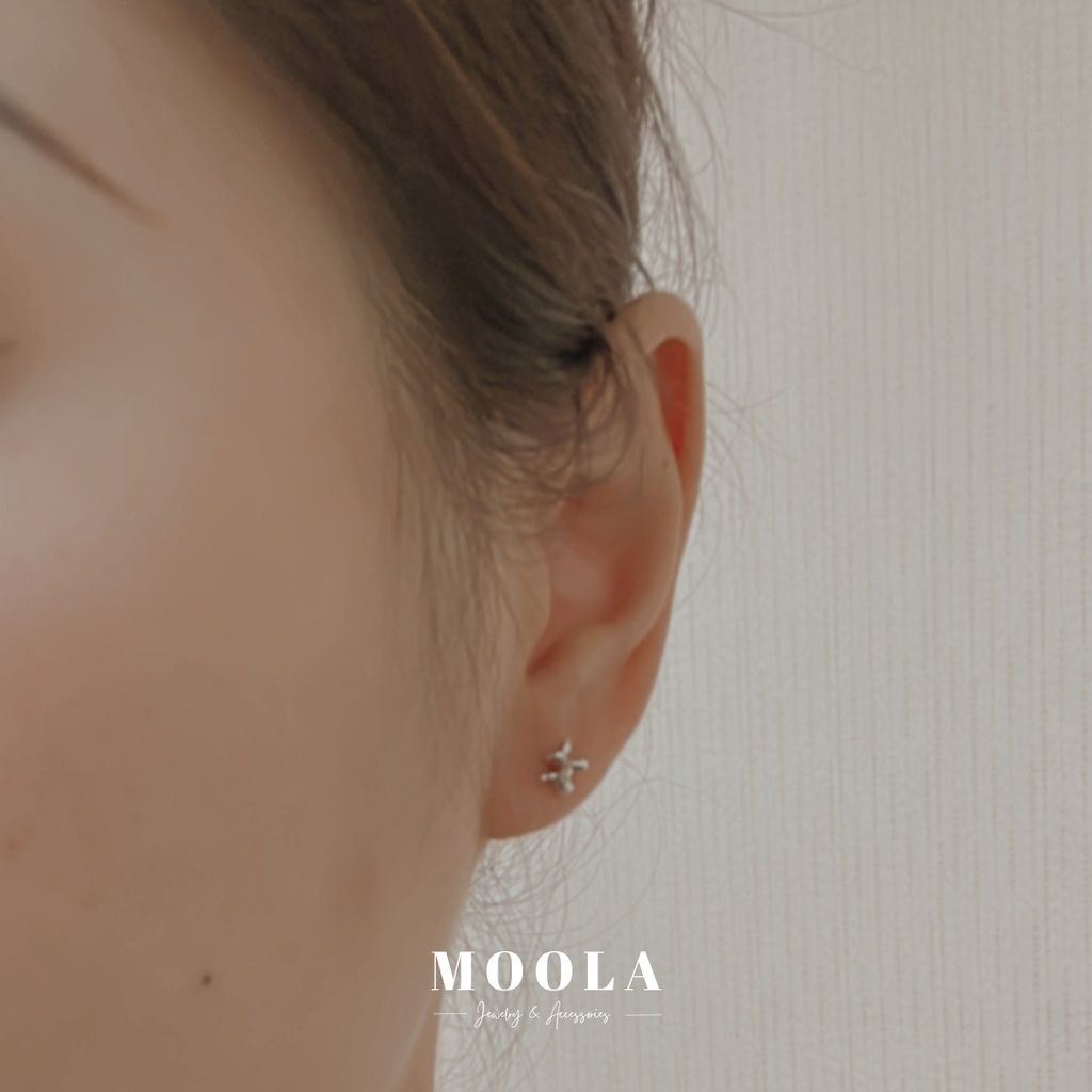 s925轉珠迷你空氣狗耳環4