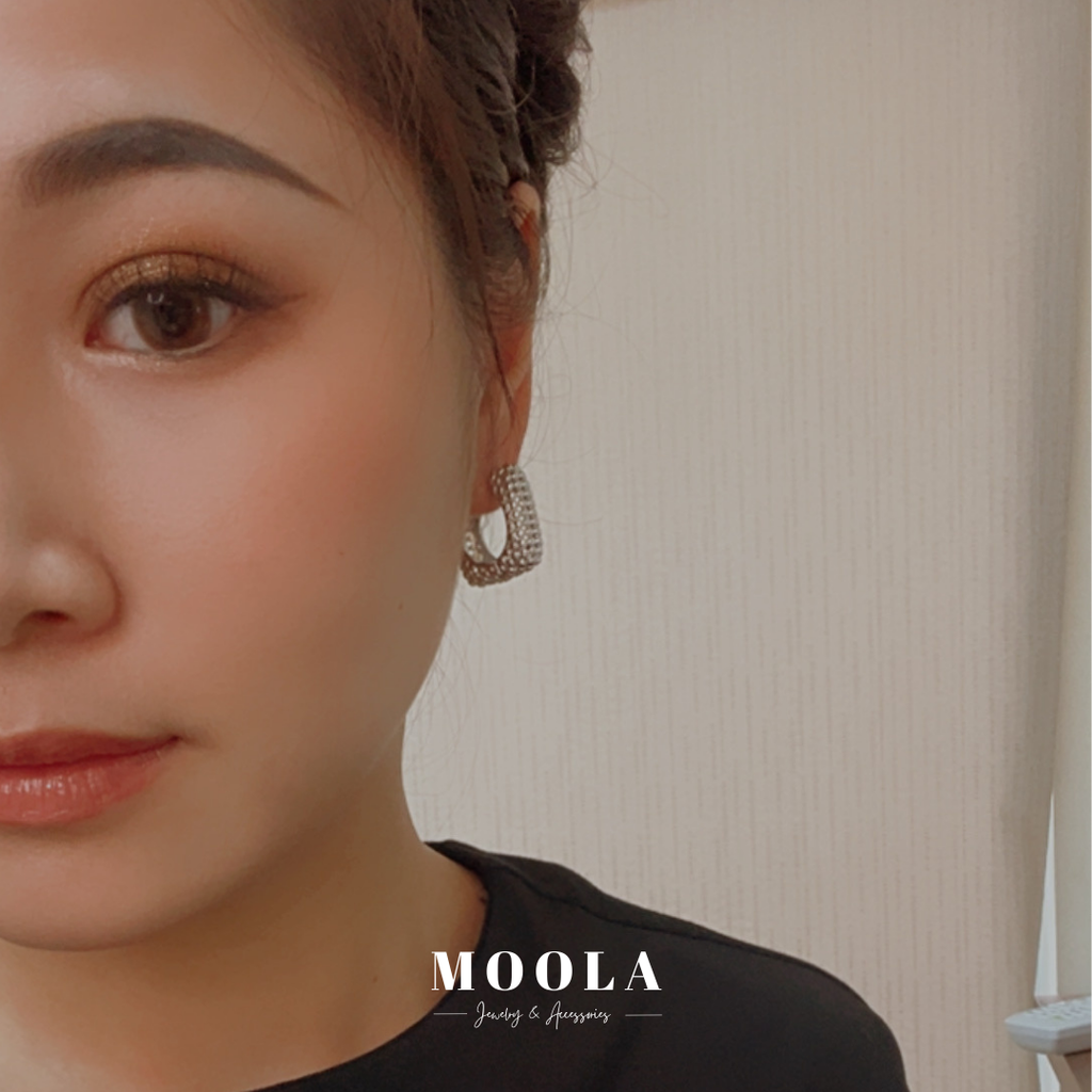 重工捶打方形耳扣3