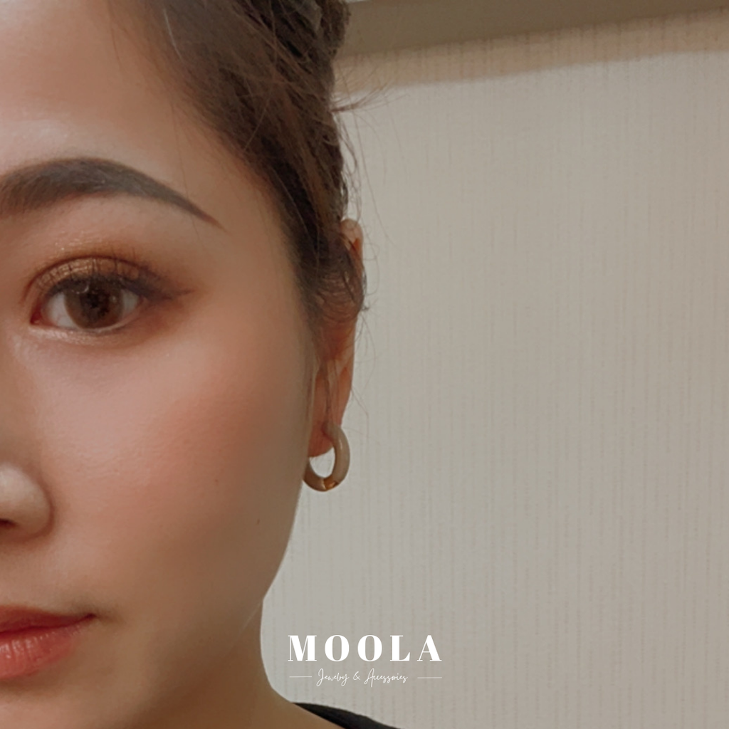 極簡百搭單色耳圈5