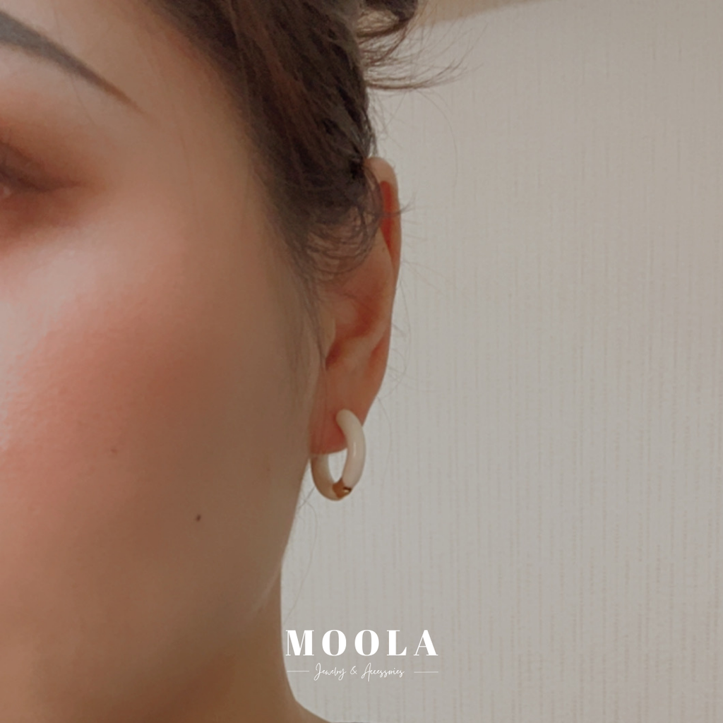 極簡百搭單色耳圈6