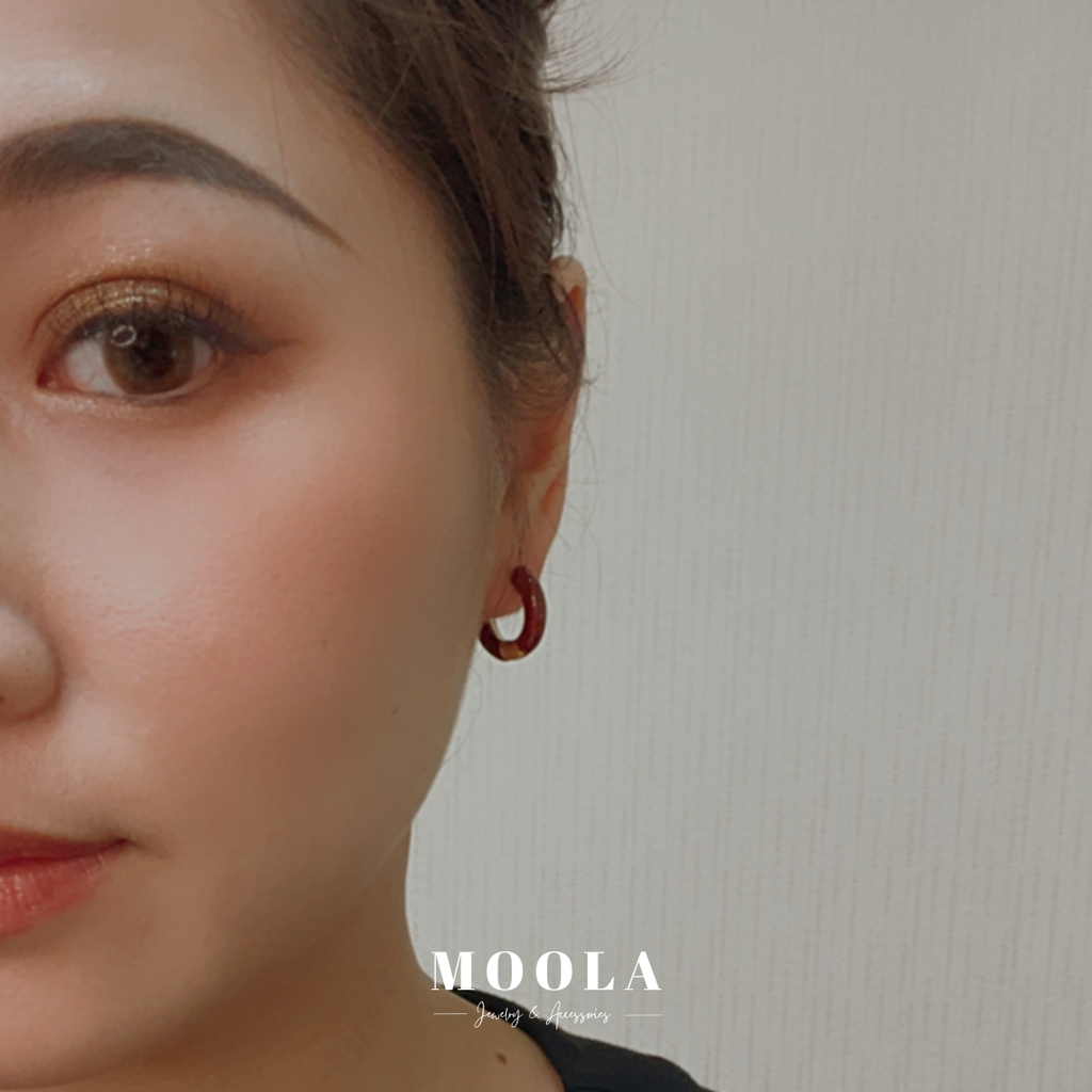 極簡百搭單色耳圈4