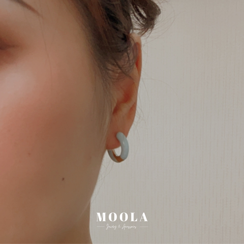 極簡百搭單色耳圈2