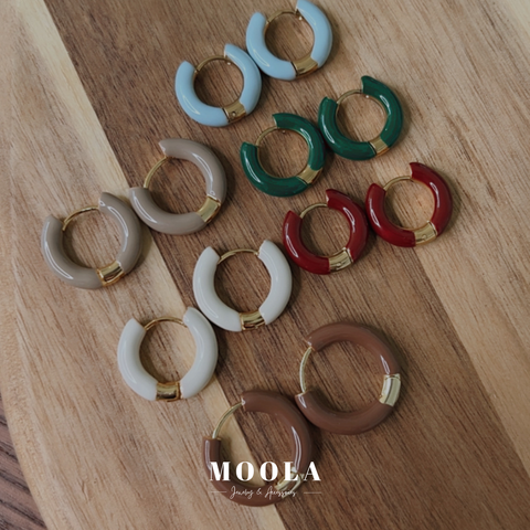 極簡百搭單色耳圈1