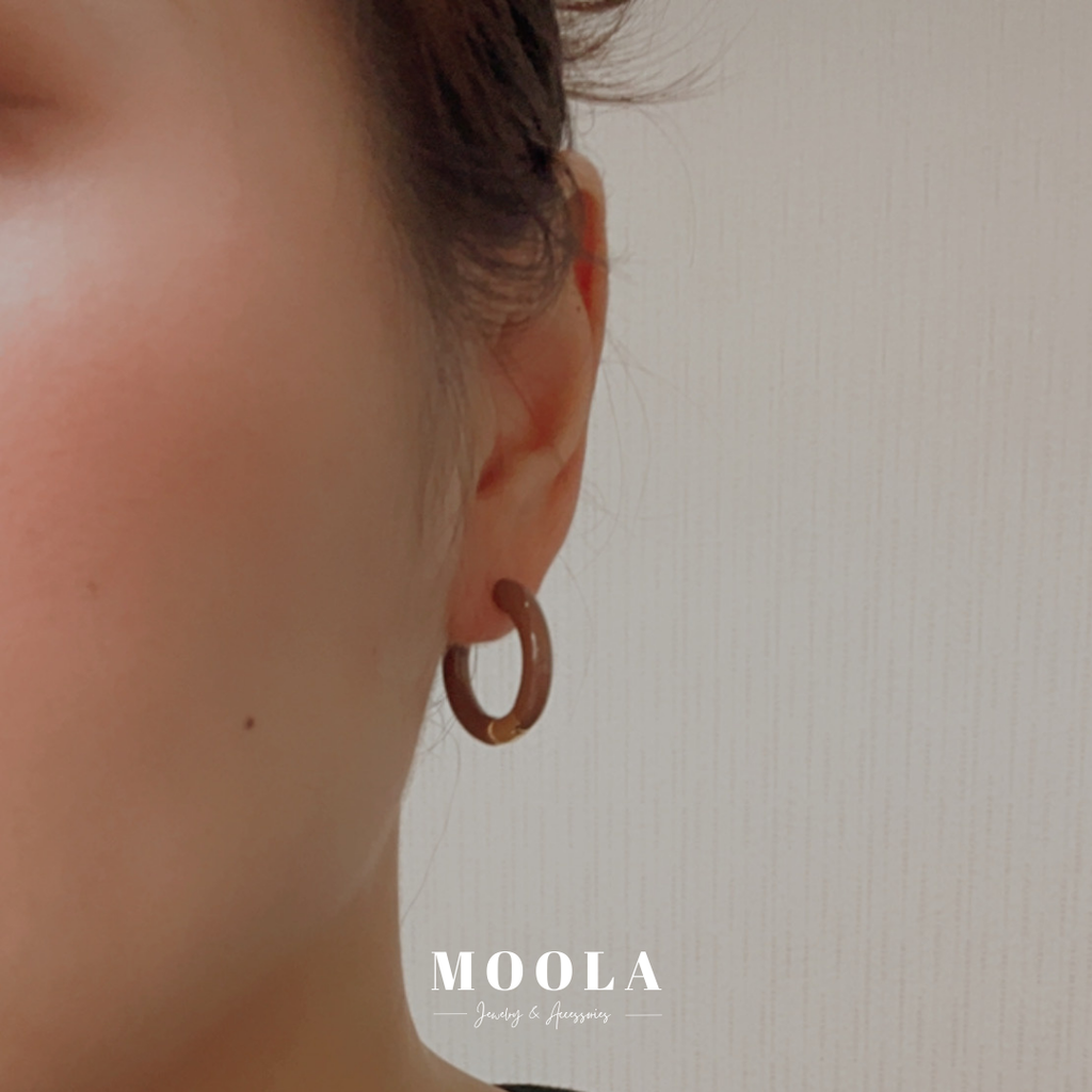 極簡百搭單色耳圈7