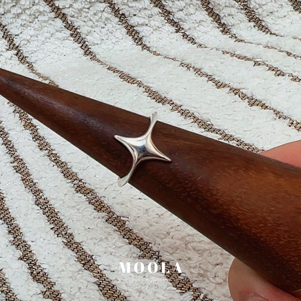 s925心星戒指組合3