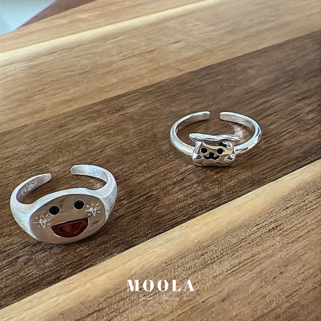 s925可愛戒指組合1