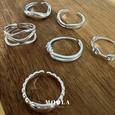 s925尾戒戒指組合1