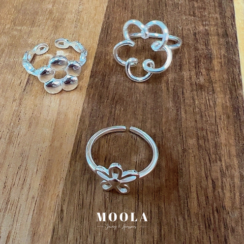 s925花花戒指組合2