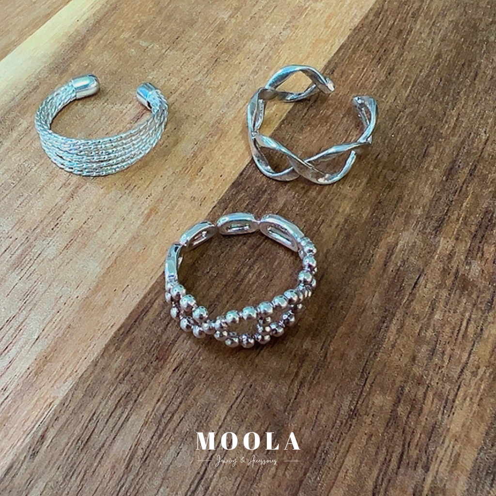 s925重工氣質戒指組合1