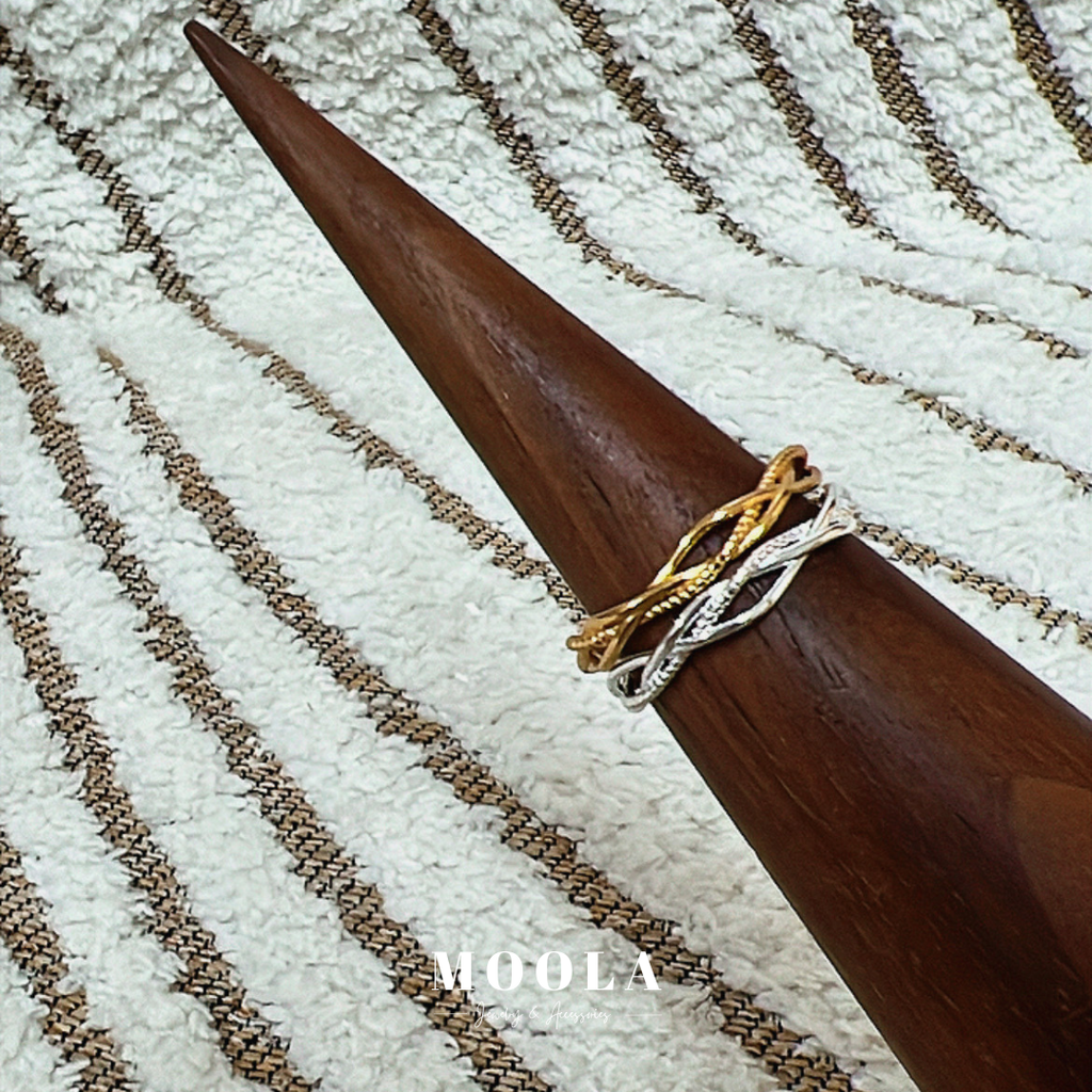 s925氣質線條戒指組合6