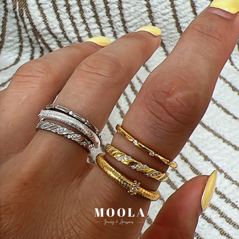 s925帶鑽戒指組合2