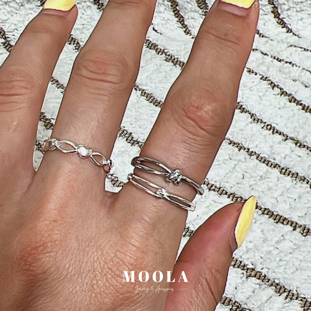 s925線條戒指組合2