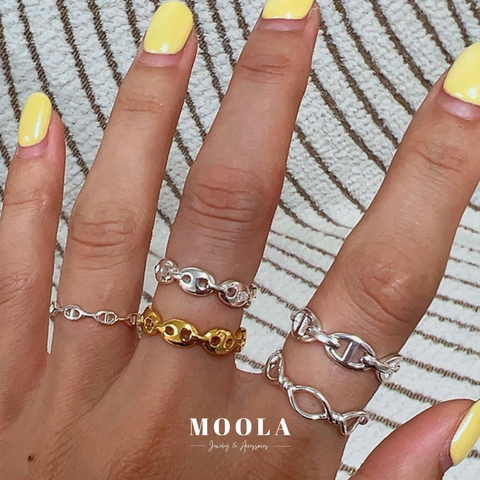 s925豬鼻戒指組合2