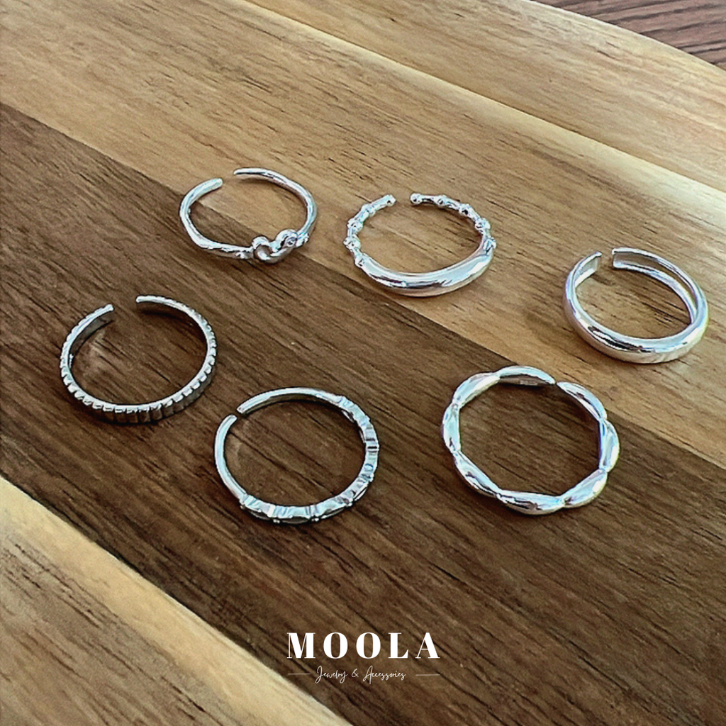 s925簡單戒指組合1