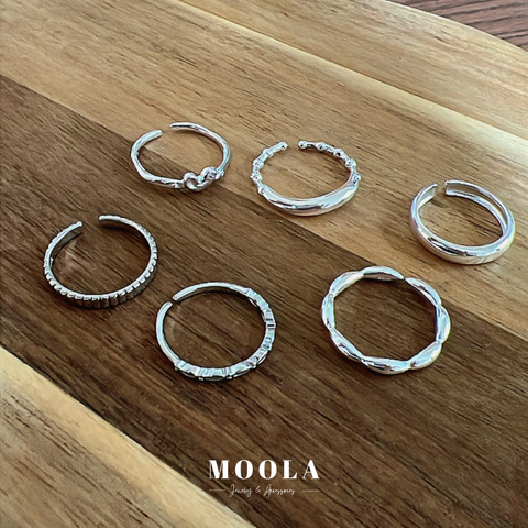 s925簡單戒指組合1