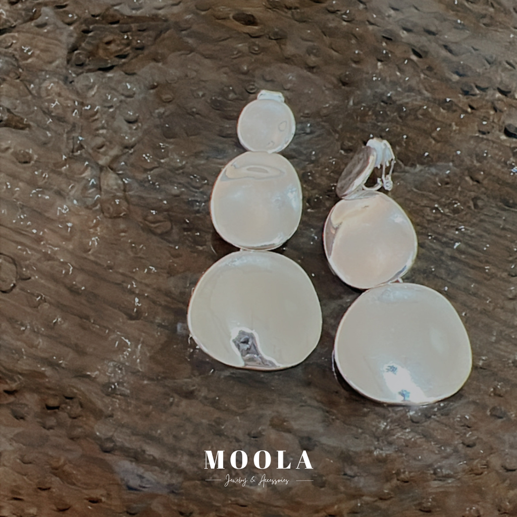 法國！三片圓圓耳夾1