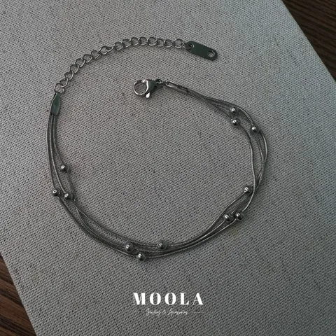 三珠串手鍊 銀1