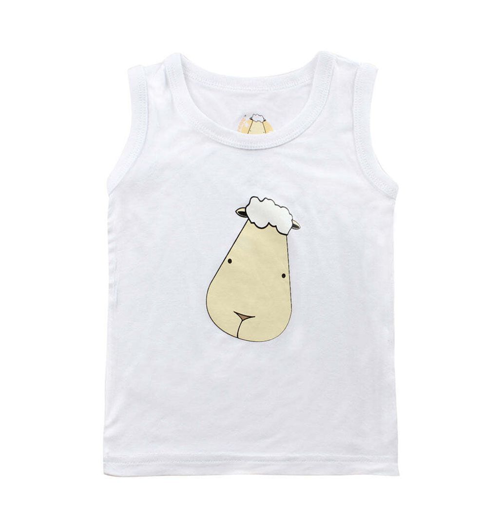 Sleeveless-shirt-big-sheep-face