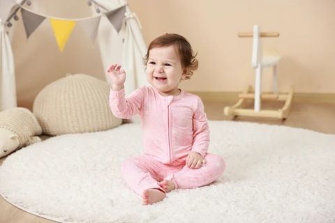 宇宙粉長袖拉鍊衣